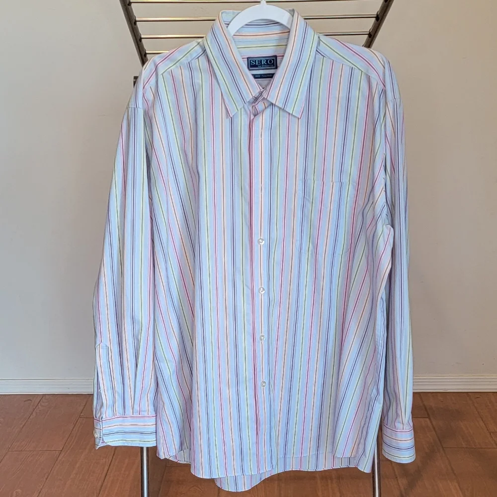 Sero stripped collared button down - Picture 1 of 11